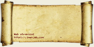 Jelisava Rudja vizit kartica